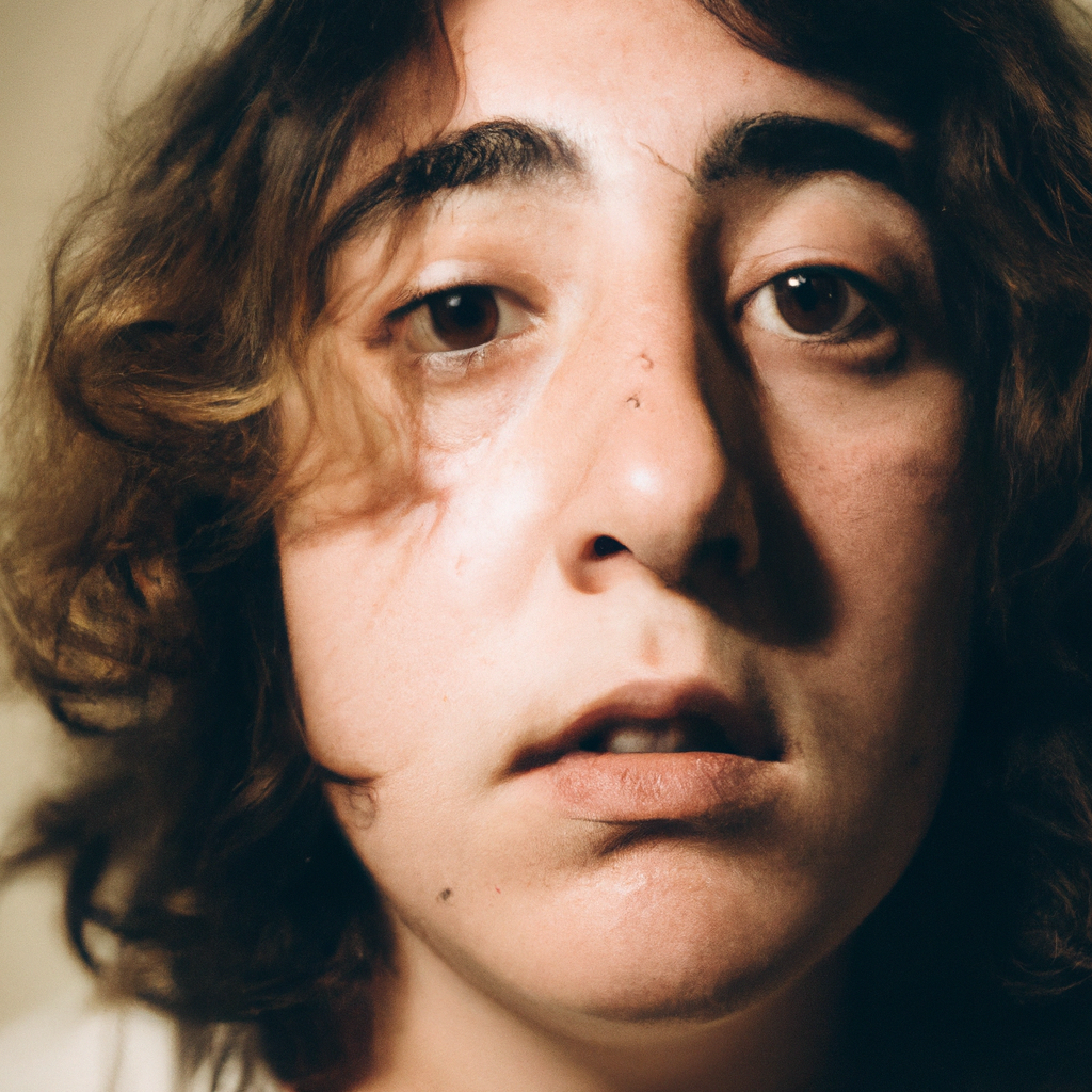 Retrato minimalista con luz natural en Bogotá, plano vertical limpio